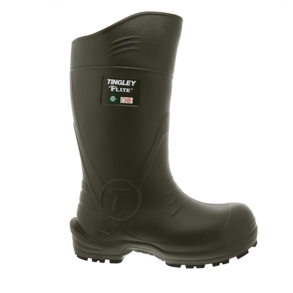 Green patch safety outlet boots